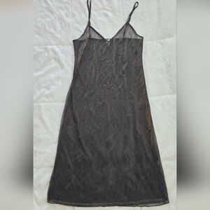 Urban Outfitters Out From Under Iridescent Mesh Slip Dress Size S